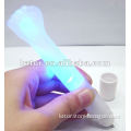 Finger blue light ball pen / ball pen with light / colorful light pen